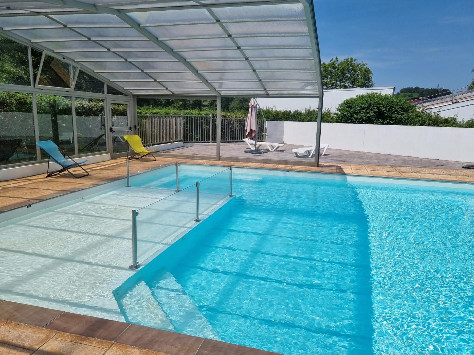 Chalet Etxetxoa, De 1 A 4 Personnes Avec Climatisation, Terrain Prive Et Piscine Hasparren Extérieur photo